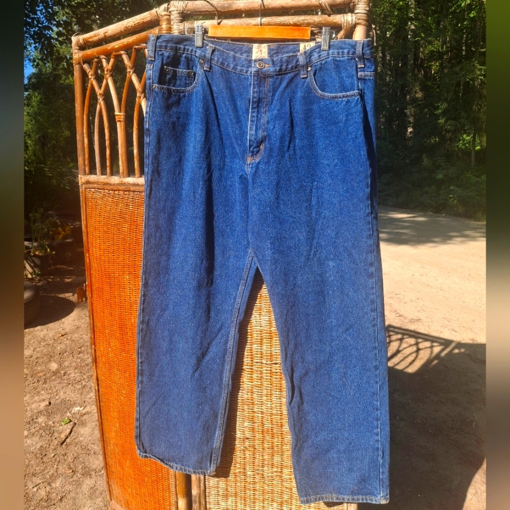 🍀3/15 RedHead Relaxed Fit Blue Jeans